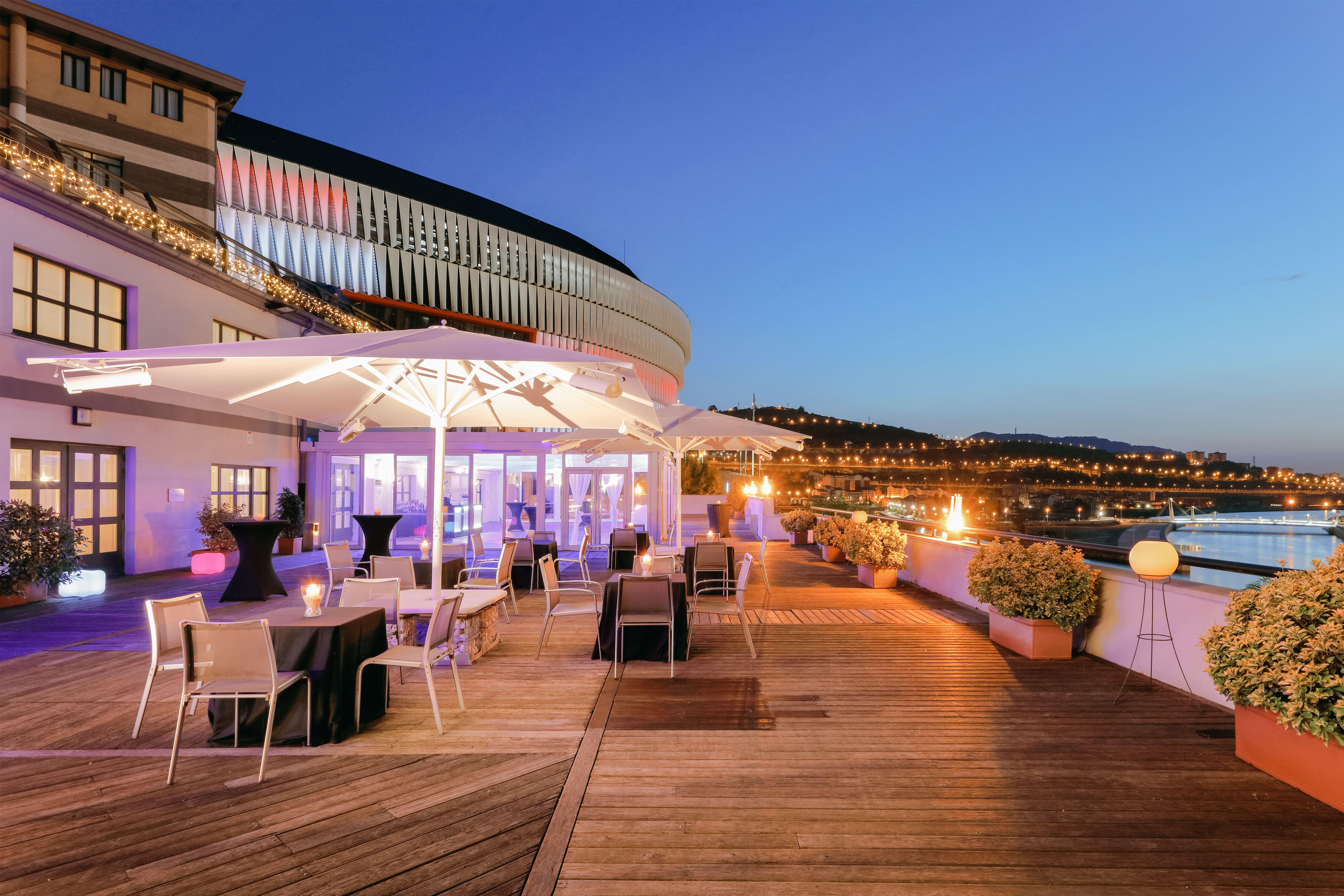Abba Euskalduna Hotel Bilbao Bagian luar foto